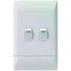 SWITCH 2 LEVER WHITE CBI